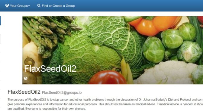 Budwig Diet Online Group